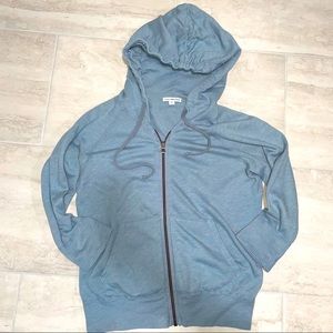 James Perse • French terry | slate blue hoodie.